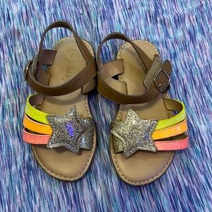 Toddler girls size 7 Cat and Jack sandals